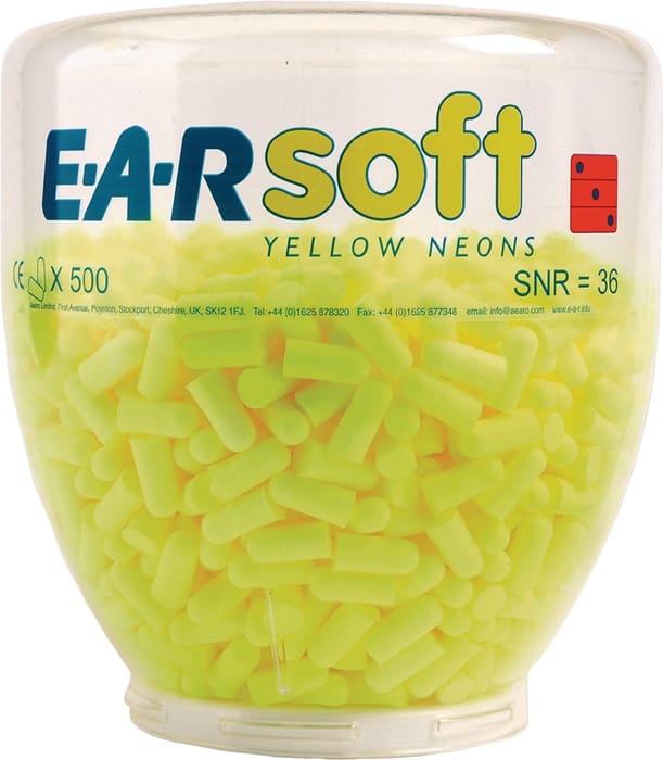Nachfüllaufsatz Ohrstöpsel EAR Soft yellow Neon 500 Paar