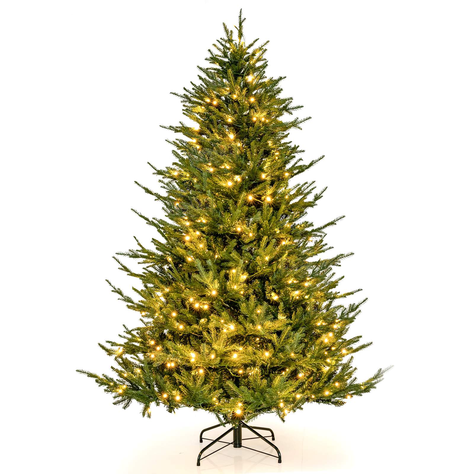 Künstlicher Weihnachtsbaum Mit Beleuchtung, 213 Cm, 8 Modi, Warmweißes Led-licht