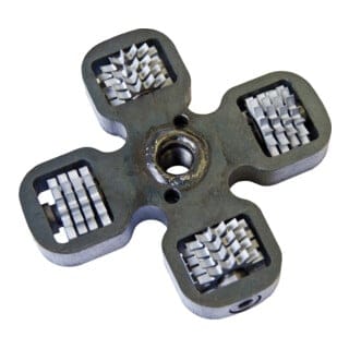 Drehkreuz mit 16 Frässternen
