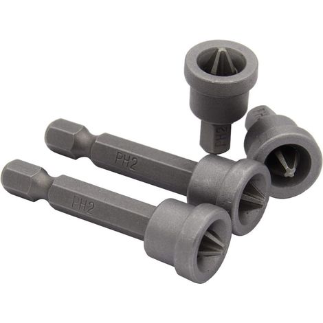 Set Mit 10 Schraubbits – Mit Tiefenanschlag 25 Mm – Für Trockenbau