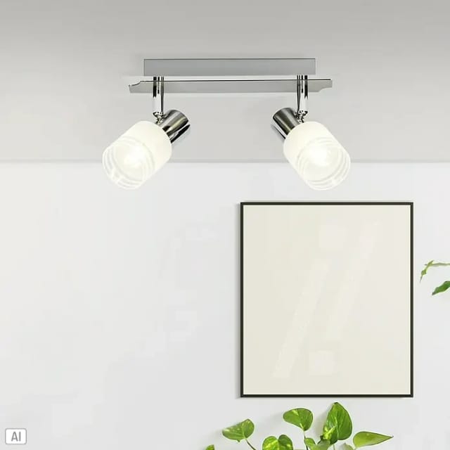 Lea Deckenleuchte Led Eisen-Chrom