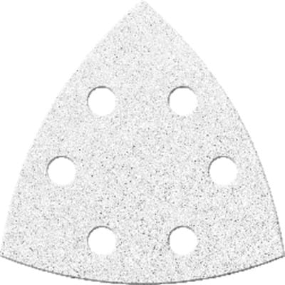 Klettschleifbl.3eck 6 St.94mm K120,weiss 6L.FORTIS