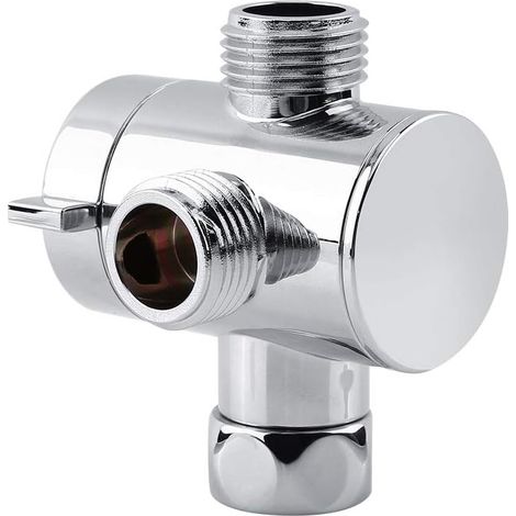 Multifunktions-3-wege-duscharmatur Mit Umsteller, Duschkopf-adapter Für Duscharm, Küchenspüle G1/2", T-wasserhahn-ersatzteile