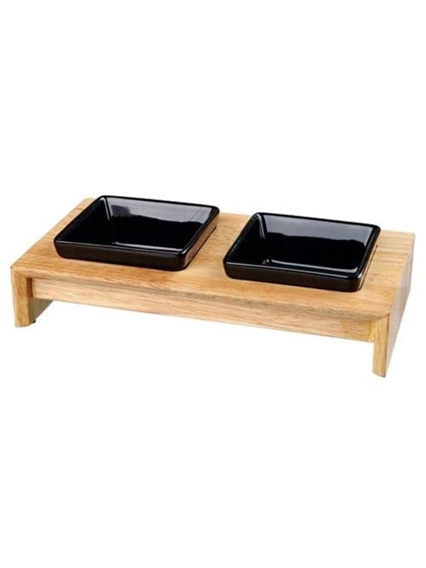 Napf-Set, Keramik/Holz