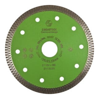 Diamanttrennscheibe für Nass- und Trockenschnitt, Ø 125 mm