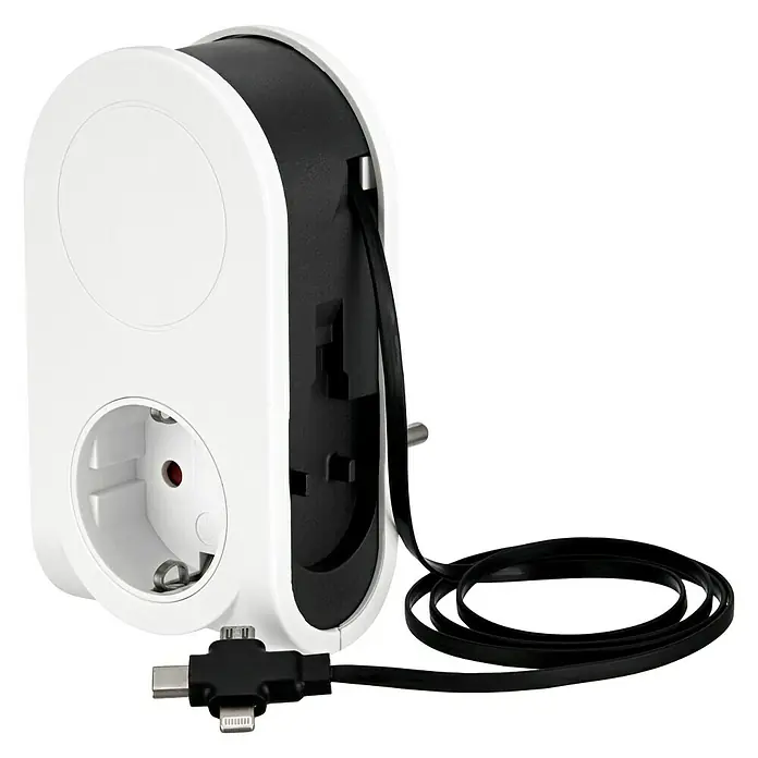 USB-Ladegerät Flex 3 in 1 weiß