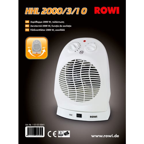 Heizlüfter HHL 2000/3/1 O