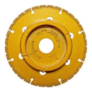 Trenn- und Anfasscheibe gold (Diamant/HM) Ø 125mm ERC 300
