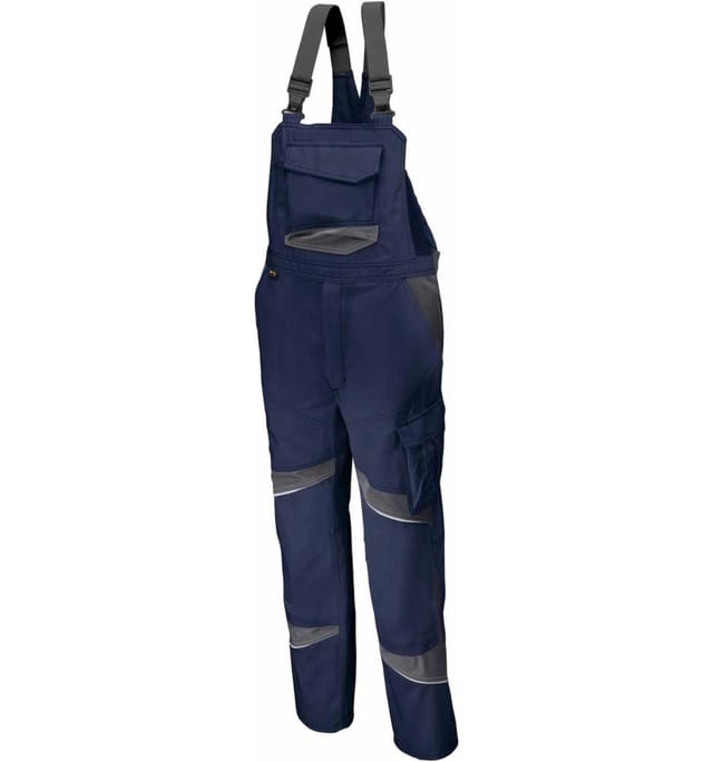 Latzhose Activiq high dunkelblau-anthrazit