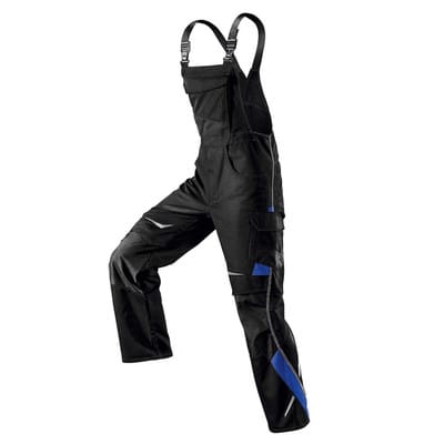 Latzhose Pulsschlag schwarz-kornblau