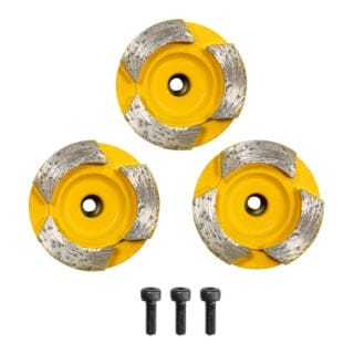 Diamant-Schleifteller Ø44mm, 3er-Set