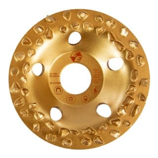 Hartmetall-Frässcheibe grob, Ø100mm (gold)
