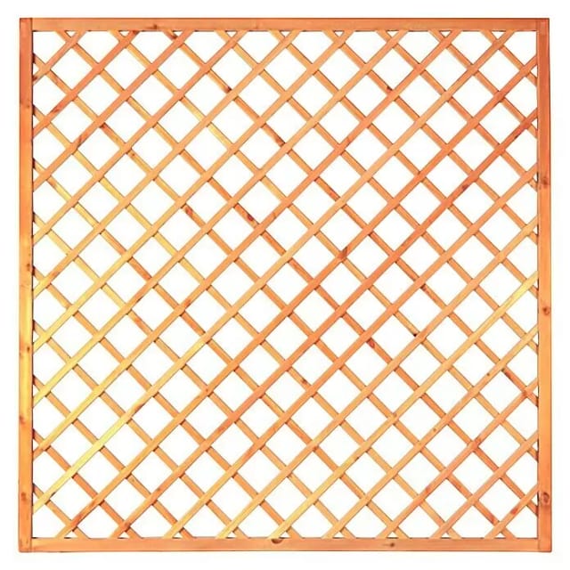 Diagonal-Rankzaun, genagelt