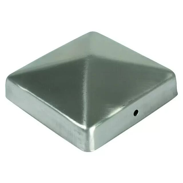 Pfostenabdeckung aus Metall 7x7 cm