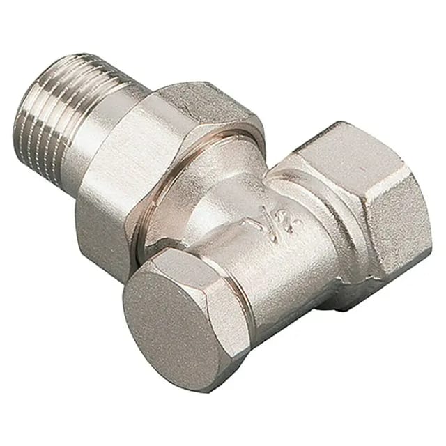 Heizkörperverschraubung Eckform DN 15, 21,3 mm (1/2")