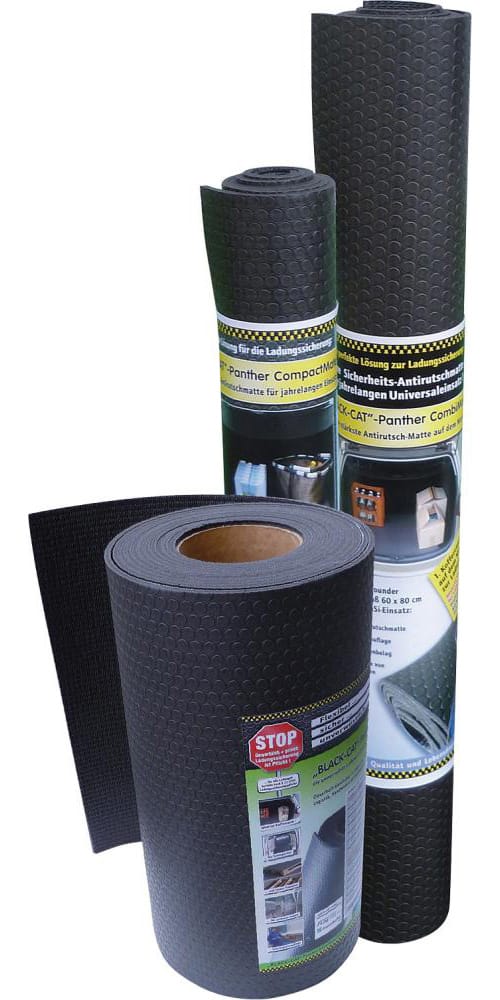Antirutsch-Matte Rollenware 1,20x4m BLACK CAT Panther