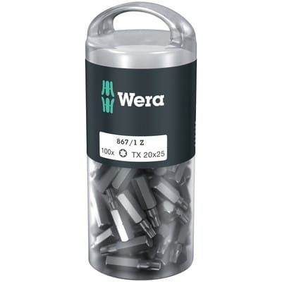 Bit 1/4" DIN3126E6,3 T20x25mm Pack zu 100Stück
