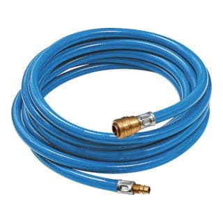 Werkstattschlauch-Set Kupplung u Stecker NW7,2 blau 6x2,35mm 10m