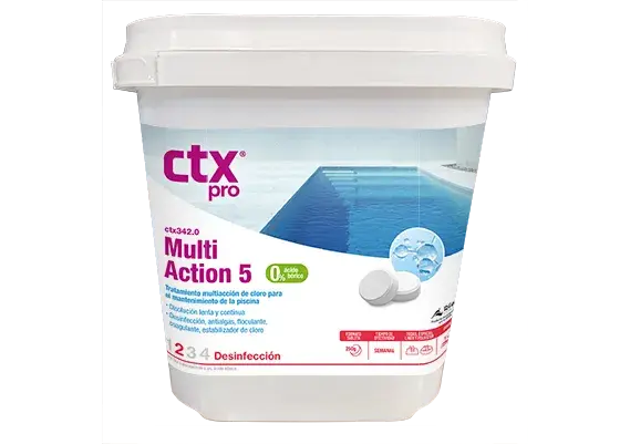 Ctx-342.0 Multiaction 5 Tabletas 250 G 25 Kg – Especial Liner