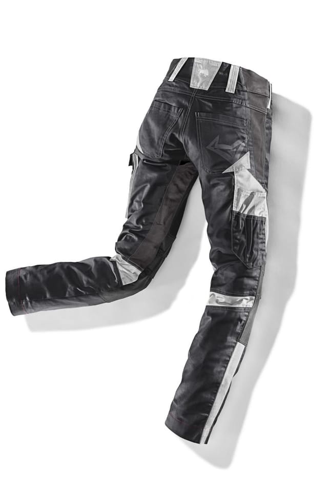 711, Damenhose Worxtar Schwarz/grau, Gr. 42
