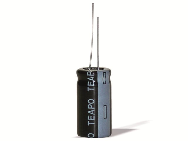 TEAPO Miniatur-Alu-Elko 33µF, 25V, radial, RM 2,5, KSS336M025S1A5E07K