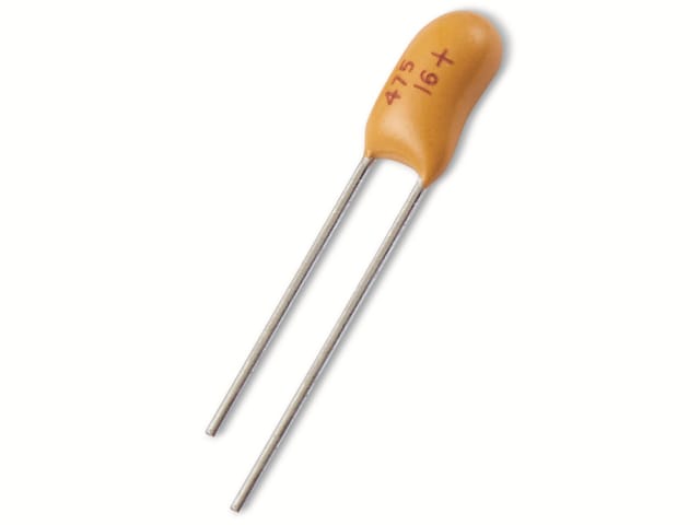 SUNTAN Tantal-Elko 10µF, 16V, radial, RM 2.54, TS19001C100MSB0A0R