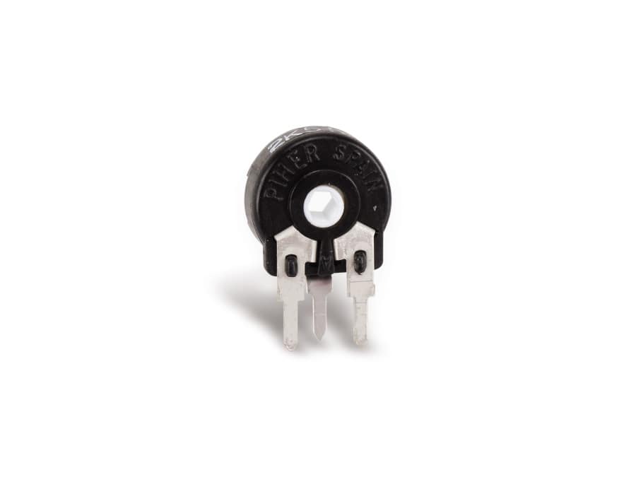 PIHER Potentiometer PT-10, 500 Ω, stehend