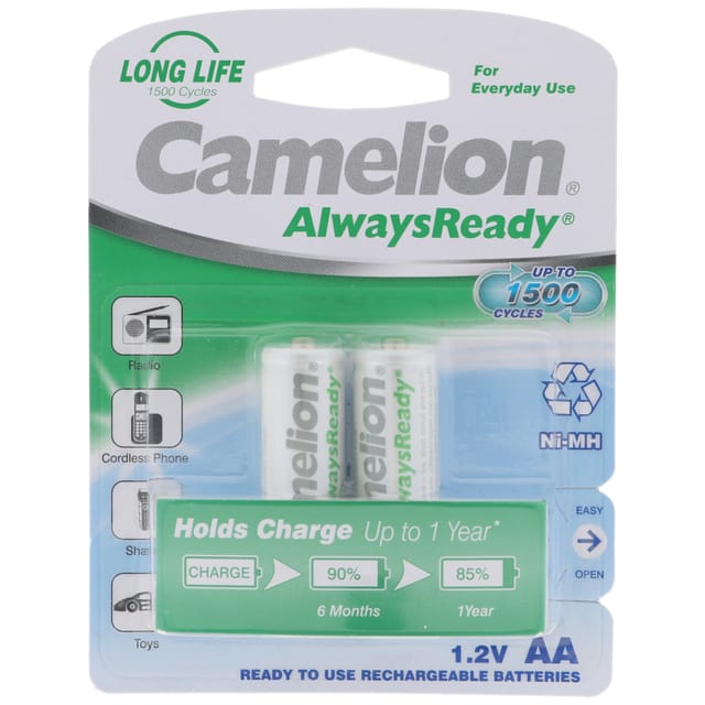 CAMELION NiMH-Mignon-Akku AlwaysReady, 800 mAh 2 Stück