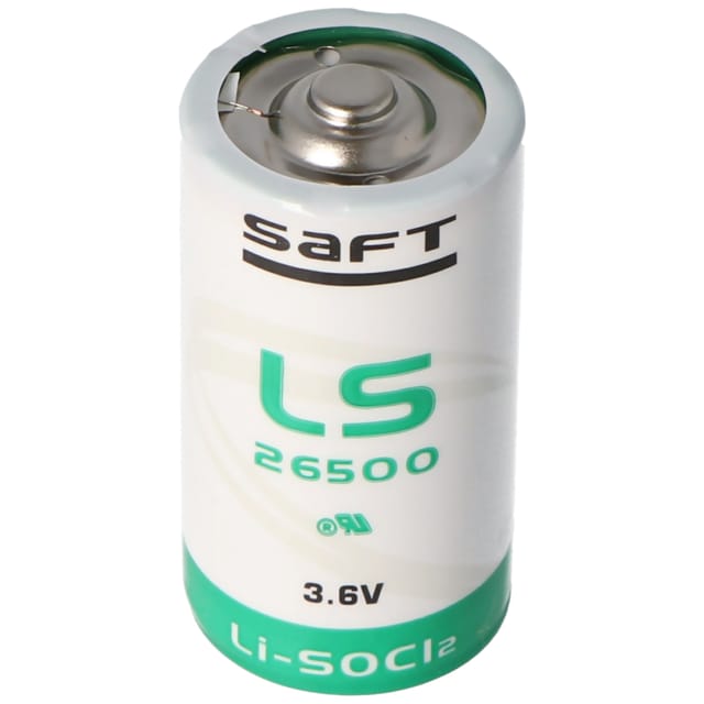 Saft - Lithium-batterie Ls 26500, C (baby), 3,6 V-, 7700 Mah