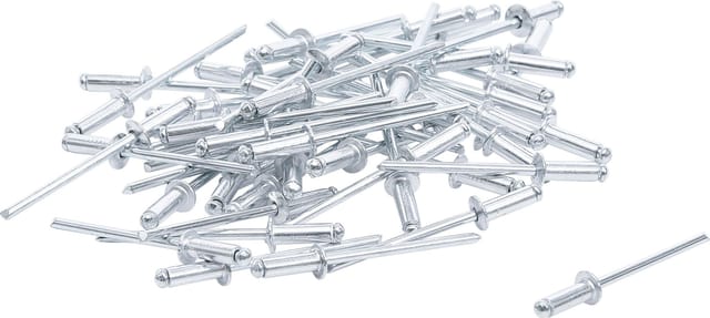 BGS TECHNIC Alu-Blindnieten, 3,2 mm, 50 Stück