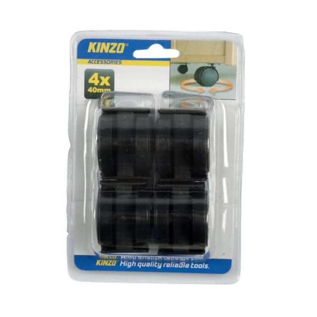 KINZO Laufrollen-Set, Ø 40 mm, 4 Stück