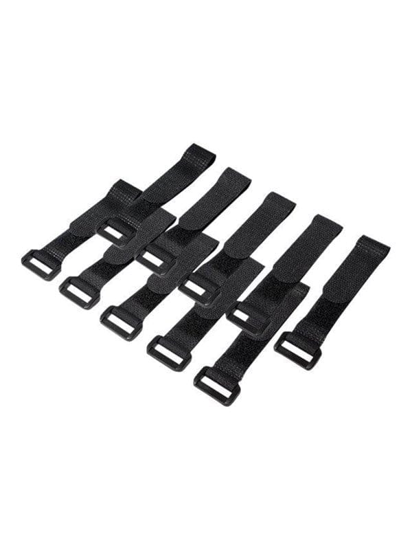 LOGILINK Klett-Kabelbinder KAB0056, 150x20 mm, schwarz, 10 Stück