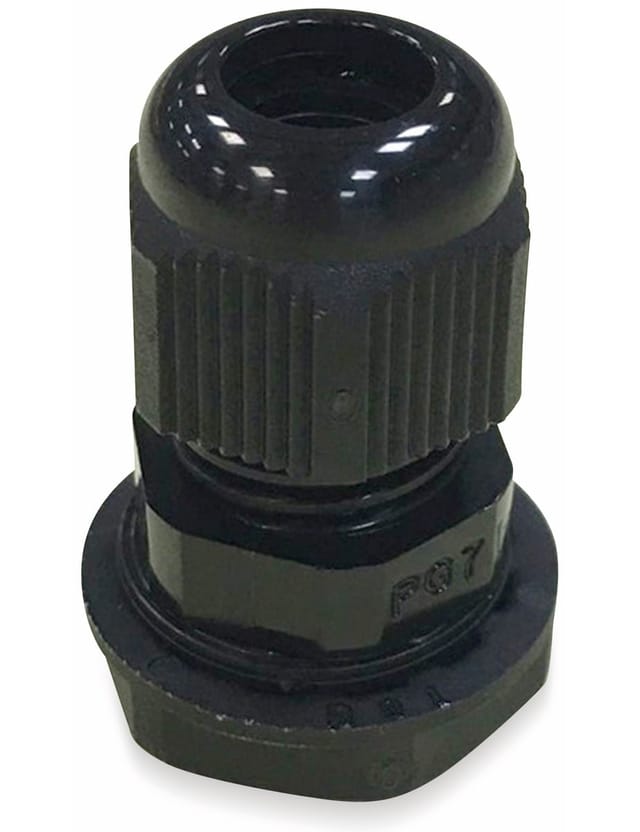 KSS Kabelverschraubung, PG-13,5, schwarz, 6 bis 12