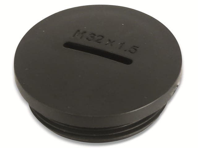 KSS Verschlussschraube, metrisch, M32, schwarz