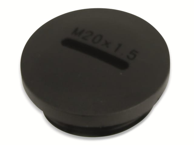 KSS Verschlussschraube, metrisch, M20, schwarz