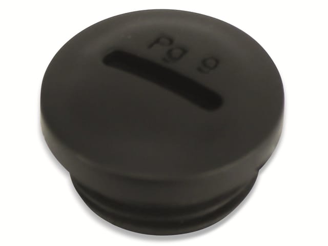 KSS Verschlussschraube, PG, PG-9, schwarz