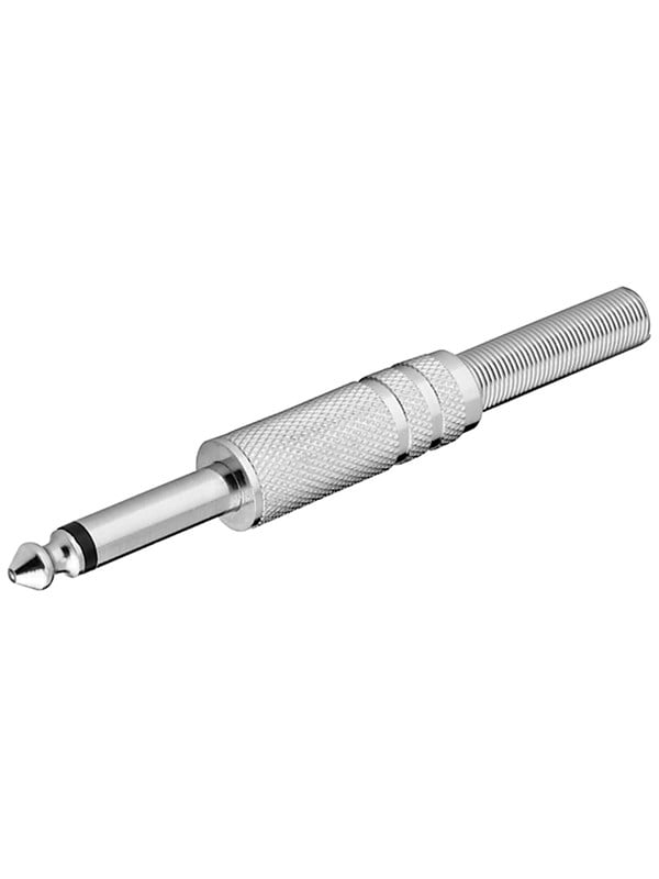 S-IMPULS Klinkenstecker, 6,3 mm, mono, Metall