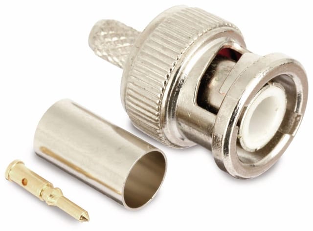 S-IMPULS BNC-Stecker, crimp, 50 Ohm