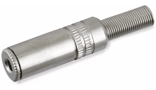 S-IMPULS Klinkenkupplung, 3,5 mm, stereo, Metall