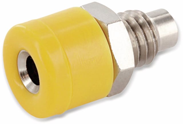 Schnepp Zwerg-einbaubuchse, 2,6 Mm, Gelb