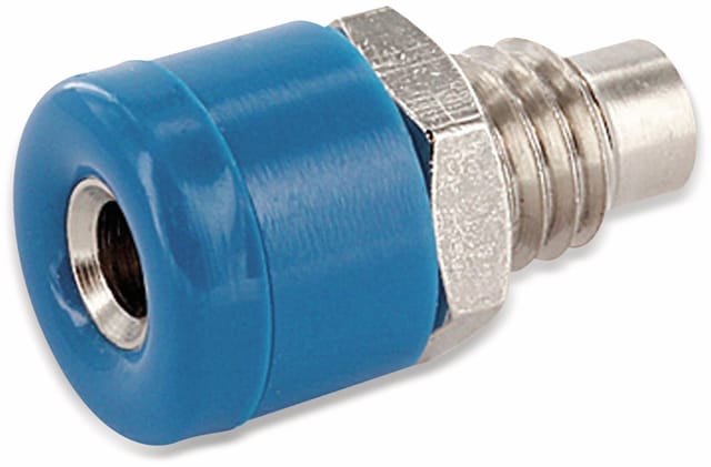 Schnepp Zwerg-einbaubuchse, 2,6 Mm, Blau