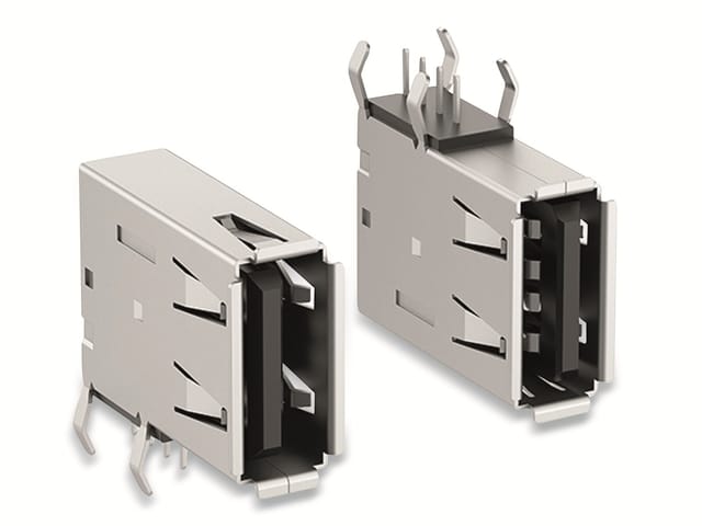FISCHER ELEKTRONIK USB-Buchse, USB 2 A 90 V, 10145215, USB Typ A, Polzahl 4