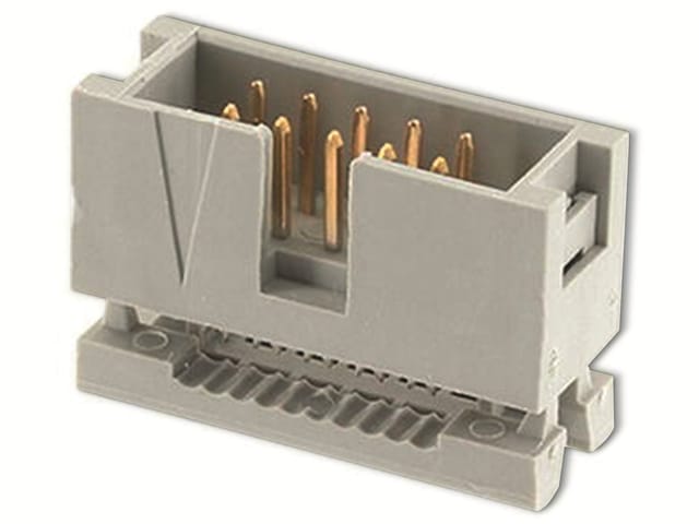 ECON CONNECT Wannenstecker, DIN 41651, 10-polig, schneidklemm, RM 2,54 mm