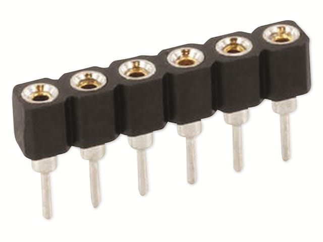 ECON CONNECT Kontaktbuchse, 1 x 8-polig, verzinnt, RM 2,54 mm