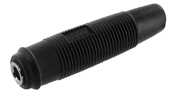 ECON CONNECT Kabelbuchse 4 mm, schwarz, mit Lötanschluss