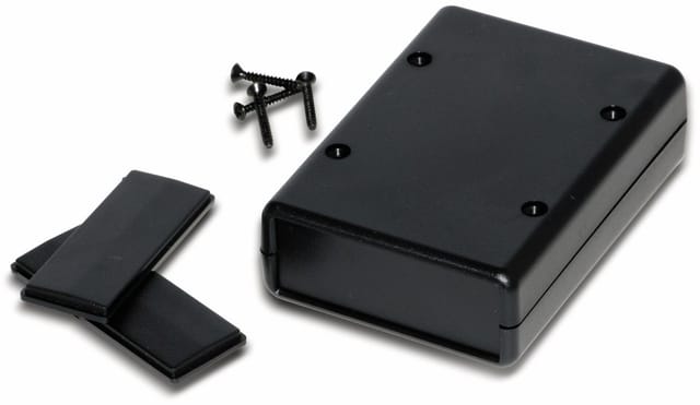 Hammond, Handgehäuse, 1593lbk, 92 X 66 X 28