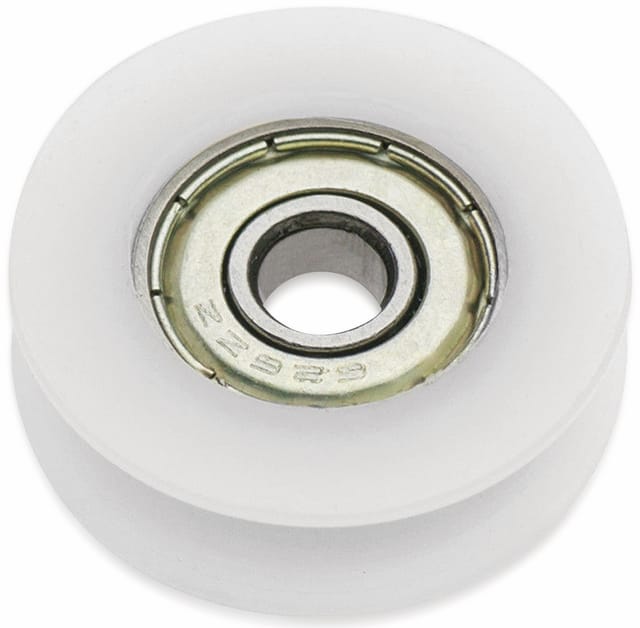 Seilrolle, Laufrolle, Ø 30 mm, Breite 9,5 mm, Loch Ø 6 mm
