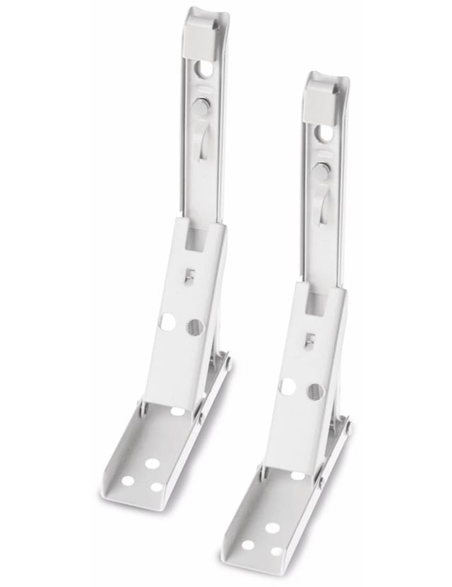 Regalwinkel-Set, klappbar, 195 mm, weiß, 2 Stück