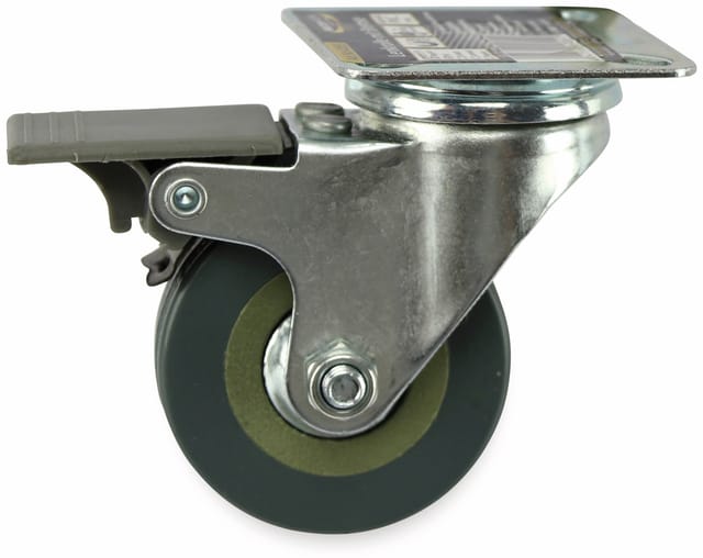 MASTERPROOF Lenkrolle Kugelgelagert 4055, PVC, Ø 50 mm, gebremst