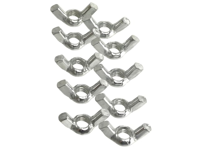 MASTERPROOF Flügelmuttern, M6, verzinkt